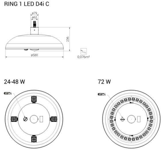 RING 1 LED D4I C