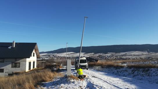 Hruštín, rozšírenie siete verejného osvetlenia
