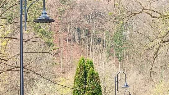 Trenčianske Teplice, osvetlenie parku