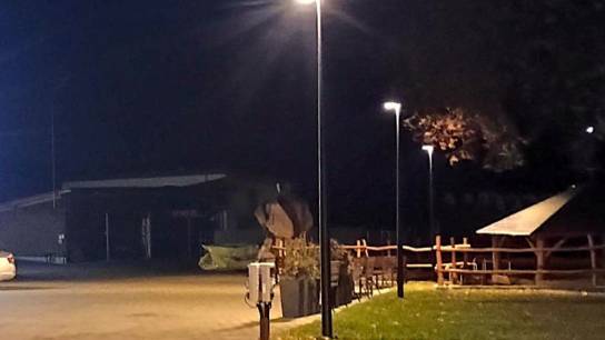 Sklené, KJK, osvetlenie areálu