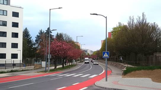 Trenčín, verejné osvetlenie, podperné body