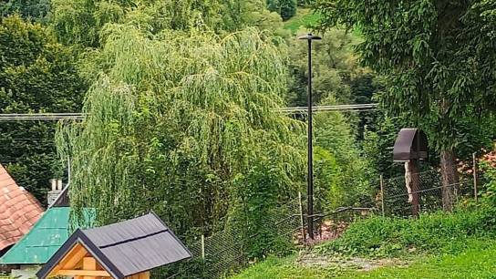 Vyšný Kubín, kostol Najsvätejšej Trojice, osvetlenie cintorína