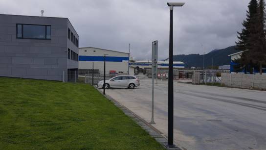 Ružomberok, Stadreko, osvetlenia parkoviska a okolitého areálu