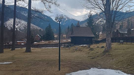 Tatranská Javorina, osvetlenie kostola sv. Anny