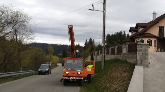Pribiš, rekonštrukcia VO - úsporné opatrenia