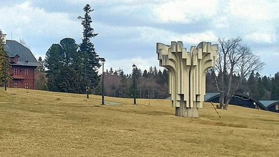 Tatranská Javorina, Hotel Montfort, osvetlenie parku