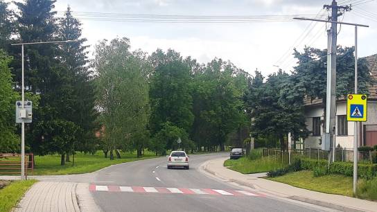 Lieskovec, osvetlenie priechodu pre chodcov