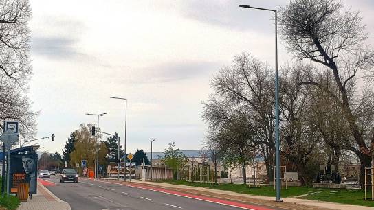 Trenčín, verejné osvetlenie, podperné body