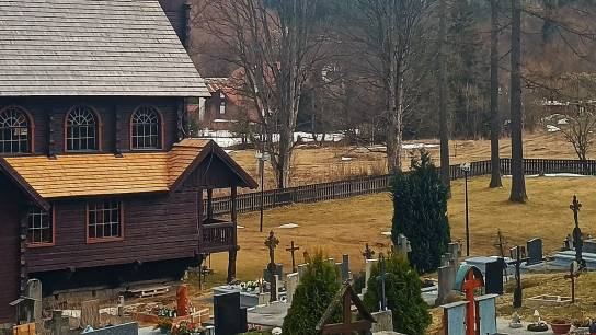 Tatranská Javorina, osvetlenie kostola sv. Anny