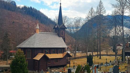 Tatranská Javorina, osvetlenie kostola sv. Anny